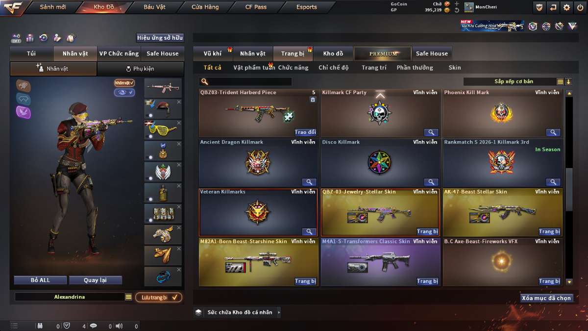 shop acc cf uy tin gia re